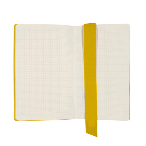 Бизнес-блокнот А5  "Provence", желтый , мягкая обложка, в клетку (желтый)