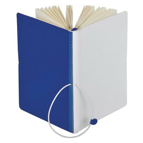 Набор подарочный WHITEYOU: бизнес-блокнот, ручка, сумка, бело-синий (белый, синий)