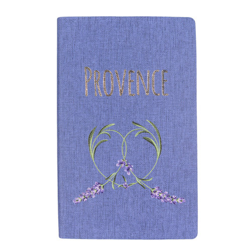 Бизнес-блокнот А5  "Provence", сиреневый, мягкая обложка, в клетку (сиреневый)