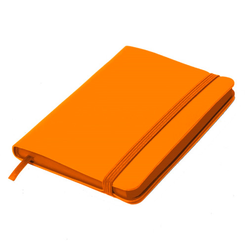 Блокнот SHADY JUNIOR с элементами планирования,  А6, оранжевый, кремовый блок, оранжевый  обрез (оранжевый)