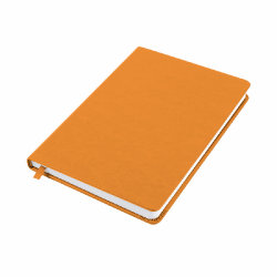 Ежедневник недатированный Duncan, формат А5,  в линейку (оранжевый)