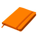 Блокнот SHADY JUNIOR с элементами планирования,  А6, оранжевый, кремовый блок, оранжевый  обрез (оранжевый)