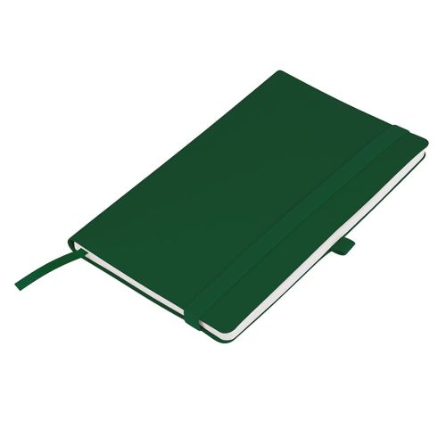 Бизнес-блокнот GRACY на резинке, формат А5, в линейку (зеленый)